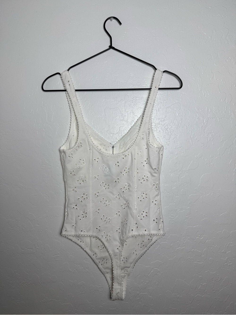 Free People Ivory Eyelet Full Bloom Body Suit - Picture 7 of 13
